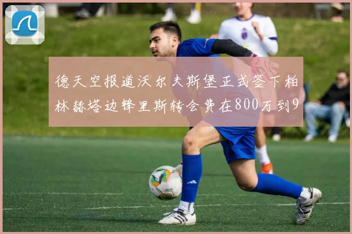德天空报道沃尔夫斯堡正式签下柏林赫塔边锋里斯转会费在800万到900万欧之间