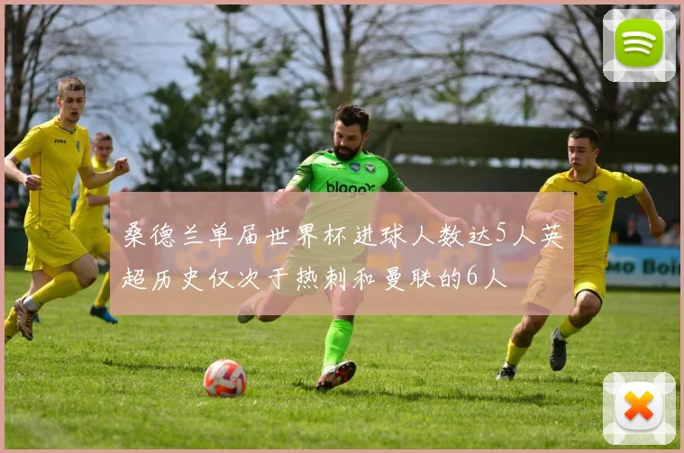 桑德兰单届世界杯进球人数达5人英超历史仅次于热刺和曼联的6人